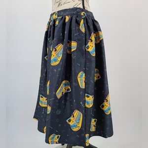 Unique Vintage Magic School Bus A-Line Skirt
